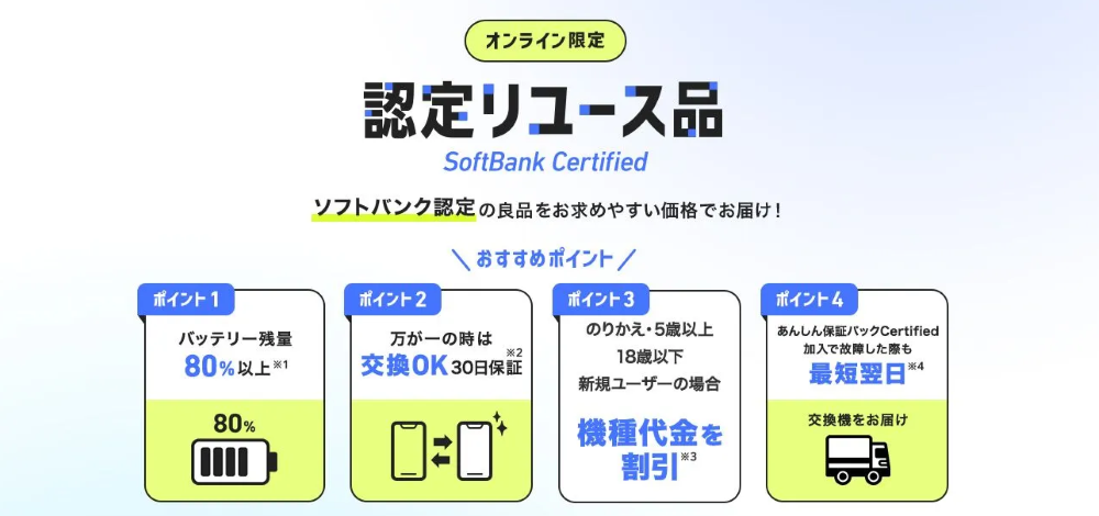 ソフトバンク中古品